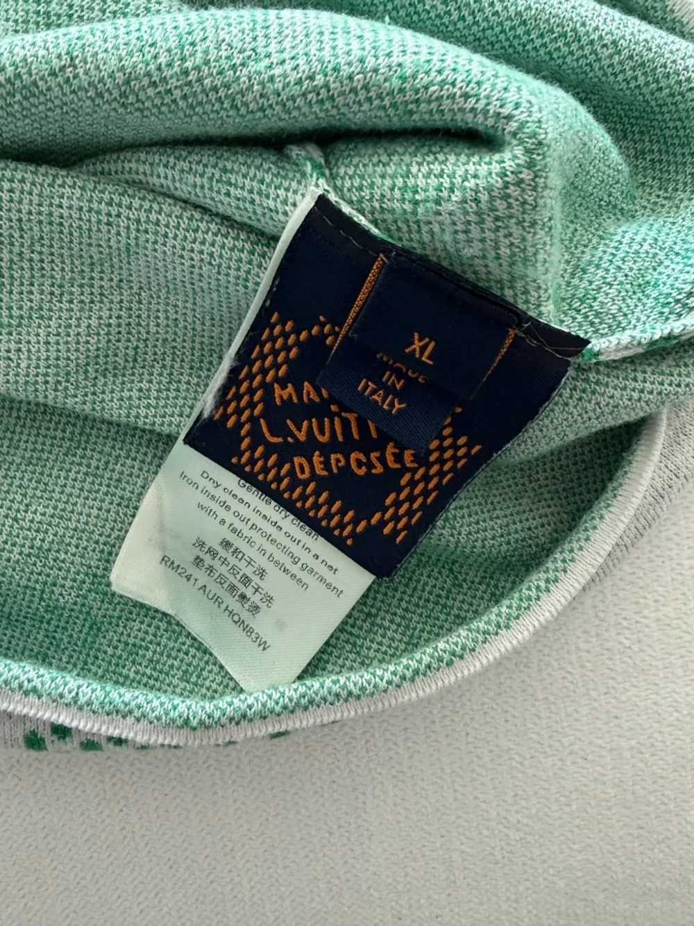 Louis Vuitton damier knitted T-shirt